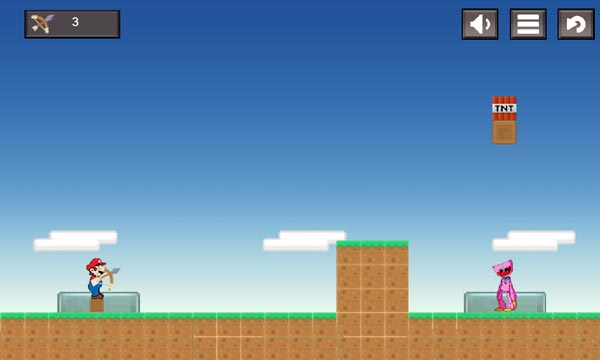 Làm sao để hạ gục được Huggy Wuggy từ khoảng cách này?