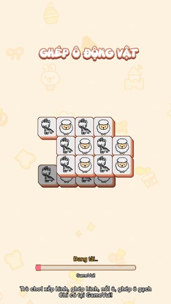 Chơi game Ghép ô động vật - GameVui