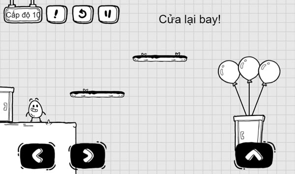 Làm sao để đến được cánh cửa đang bay kia?