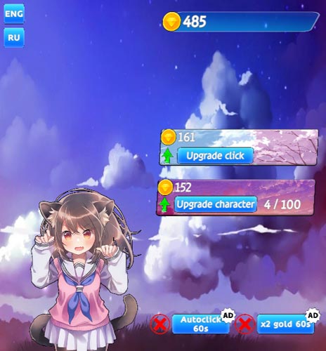 Chơi game Mở khóa nhân vật Anime - GameVui