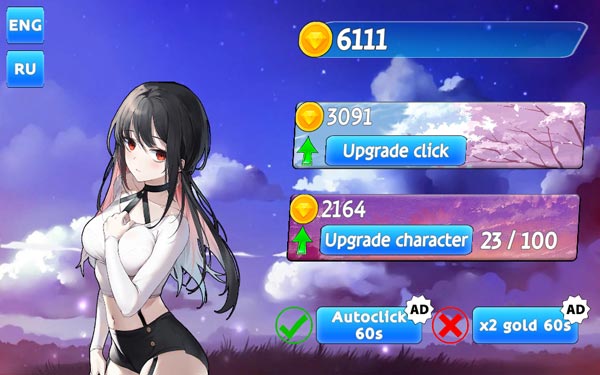 Nâng cấp lượng vàng nhận được mỗi lần bấm chuột