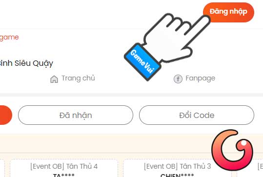Đăng nhập tài khoản