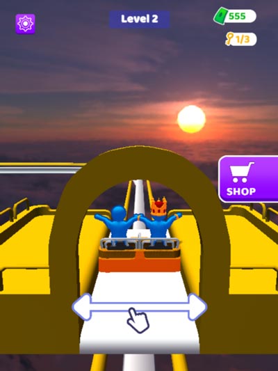 Chơi game Tàu lượn siêu tốc - GameVui