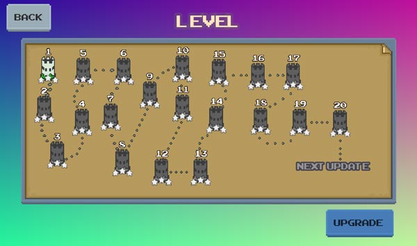 Rất nhiều cấp độ để người chơi thử sức
