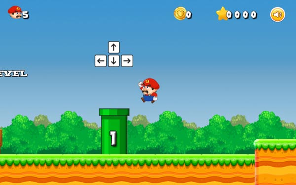 Chọn level bằng cách nhảy vào ống khói tương ứng