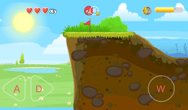 Lá cờ đỏ đánh dấu điểm checkpoing