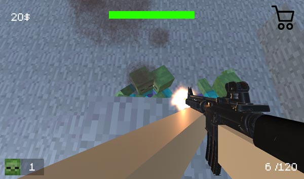 Ưu tiên bắn vào phần đầu xác sống