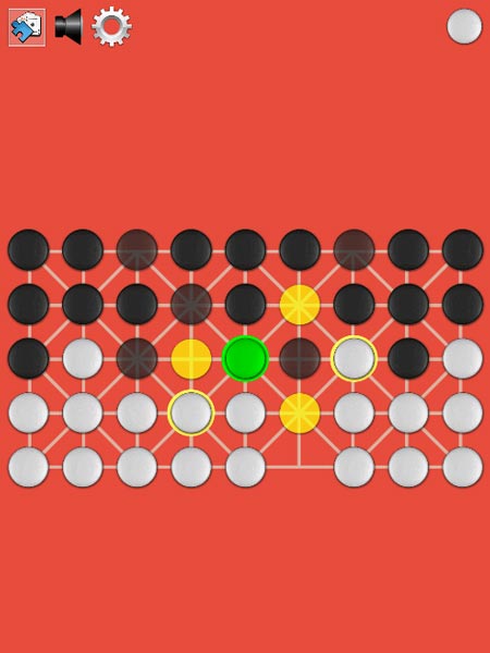 Chọn vị trí đặt cờ để bắt quân của đối thủ