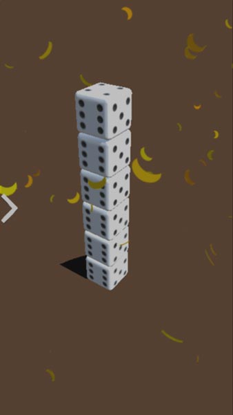 Sắp đặt những viên xúc xắc thẳng hàng để tạo ra sự hoàn hảo