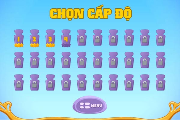 Lựa chọn cấp độ để thử thách