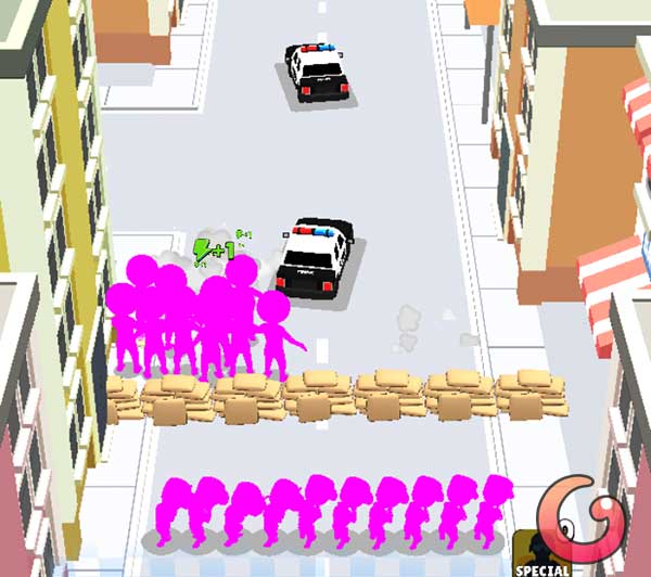 Đám đông sẽ phá hàng rào