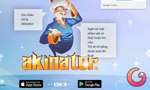 Chơi Game Thần Đèn Akinator Tiếng Việt Miễn Phí - Trải Nghiệm Thú Vị