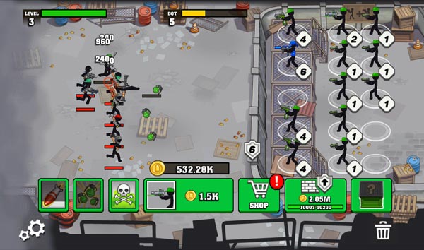 Sử dụng tên lửa, lựu đạn, khí gas độc để chặn đứng kẻ thù