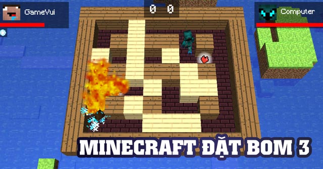 Minecraft đặt bom 3