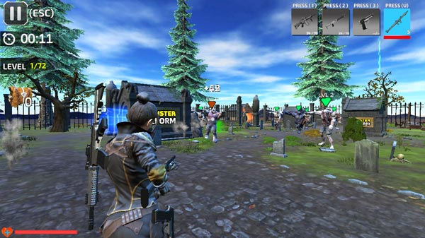 Di chuyển nhân vật khéo léo, cẩn thận