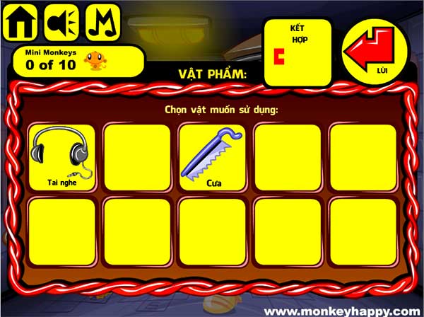 Các vật đã thu được