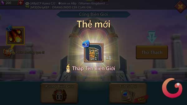 Mở khóa thẻ mới