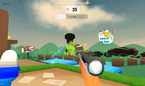 Ưu tiên bắn vào phần đầu khủng long