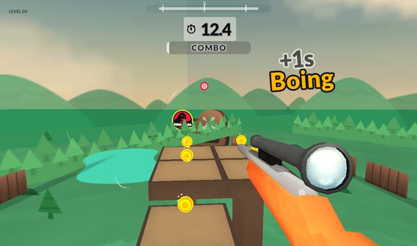 Di chuyển và thu thập tiền xu vàng