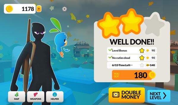 Hoàn thành mục tiêu bắn và tiêu diệt khủng long