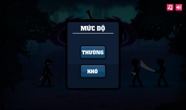 Lựa chọn chế độ Thường hoặc Khó