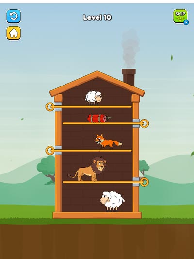 Lần lượt hạ gục các con thú ăn thịt