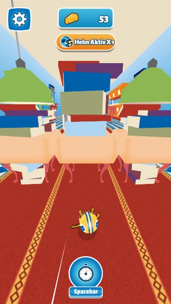 Trượt xuống để tránh vật cản