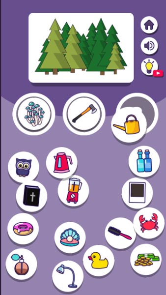 Ví dụ Rừng cây sẽ có gì gợi ý?