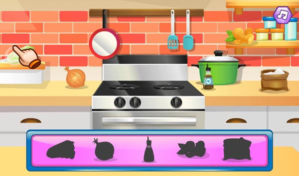 Tìm các loại thực phẩm, vật dụng cần thiết