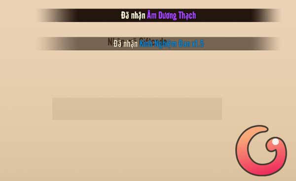 Phần thưởng được nhận