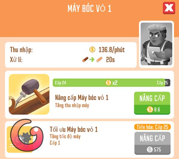 Nâng cấp xe vận chuyển và máy móc