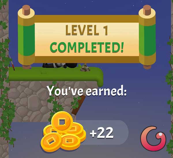 Hoàn thành cấp độ