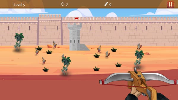 Số lượng mục tiêu và mũi tên trong mỗi cấp độ