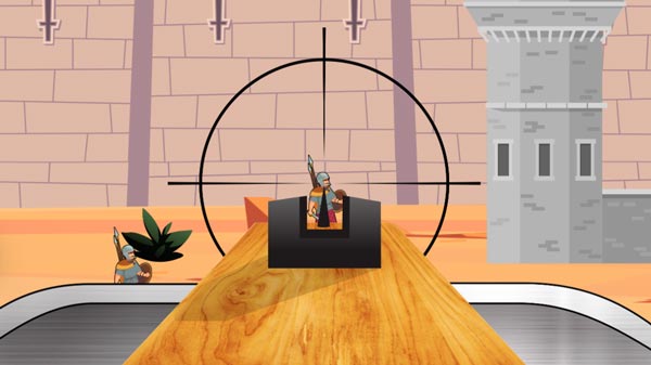 Bật chế độ phóng to và bắn chính xác quân địch