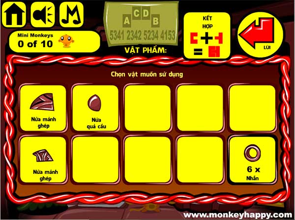 Các vật đã thu được