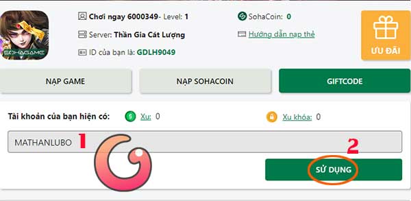 Nhập code