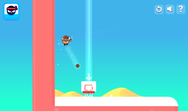 Tìm vị trí của rổ và thực hiện pha úp bóng, dunk hoặc slam dunk đẳng cấp