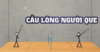 Cầu lông người que