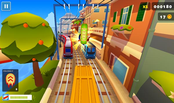 Thu thập các loại vật phần, ký tự chữ cái trên đường chạy