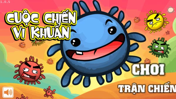 Chơi game Cuộc chiến vi khuẩn - GameVui