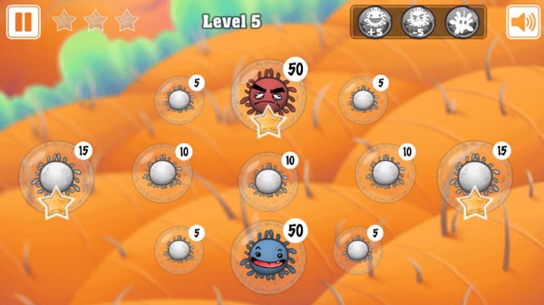 Điều khiển tế bào xanh lam tiêu diệt tế bào màu đỏ