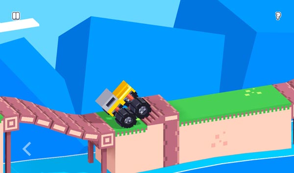 Điều khiển và giữ thăng bằng chiếc xe ô tô Minecraft