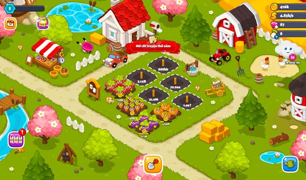 Vườn rau củ quả đang chờ bạn khám phá và trải nghiệm