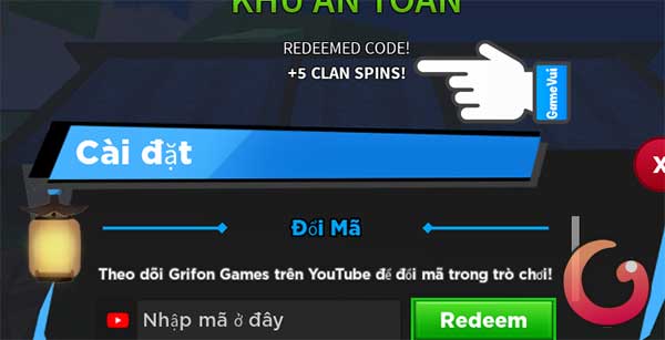 Phần thưởng được nhận