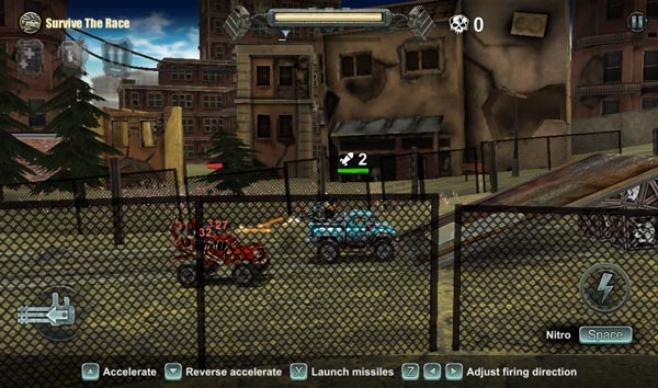 Điều khiển ô tô chiến đấu di chuyển khéo léo