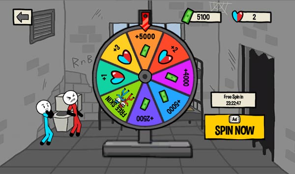 Tính năng vòng quay may mắn với nhiều phần thưởng hấp dẫn