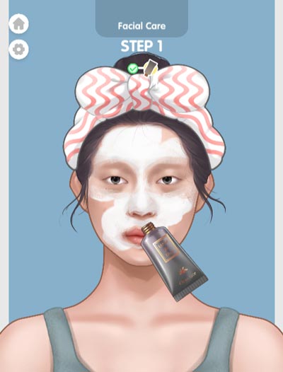 Cạo lông mày, đắp mặt nạ trị mụn