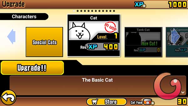 Nâng cấp chiến binh mèo