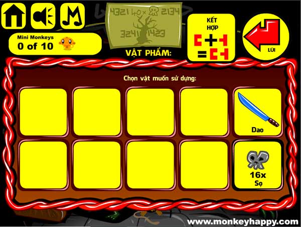 Các vật đã thu được