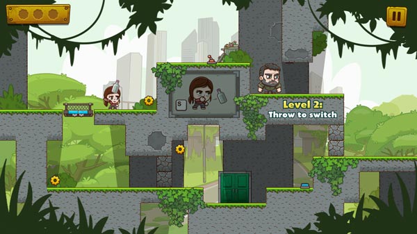 Nhà thám hiểm nữ sẽ ném chai lọ từ xa để kích hoạt cơ quan